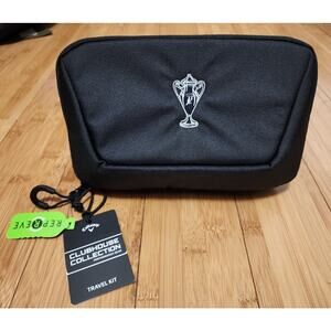 NEW Callaway Golf Clubhouse Travel Kit Zip BLACK Embroidered Logo Course (SS25)